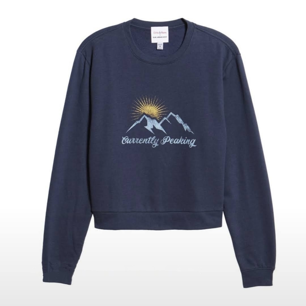 Sub Urban Riot X Erin & Sara Currently Peaking Sweatshirt, Size XS, NWOT